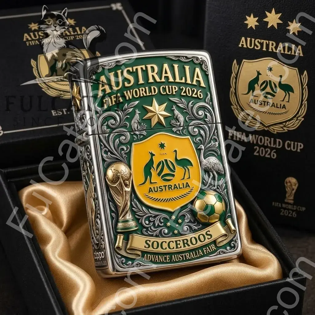 Australia National Football Team FIFA World Cup 2026 Zippo Lighter