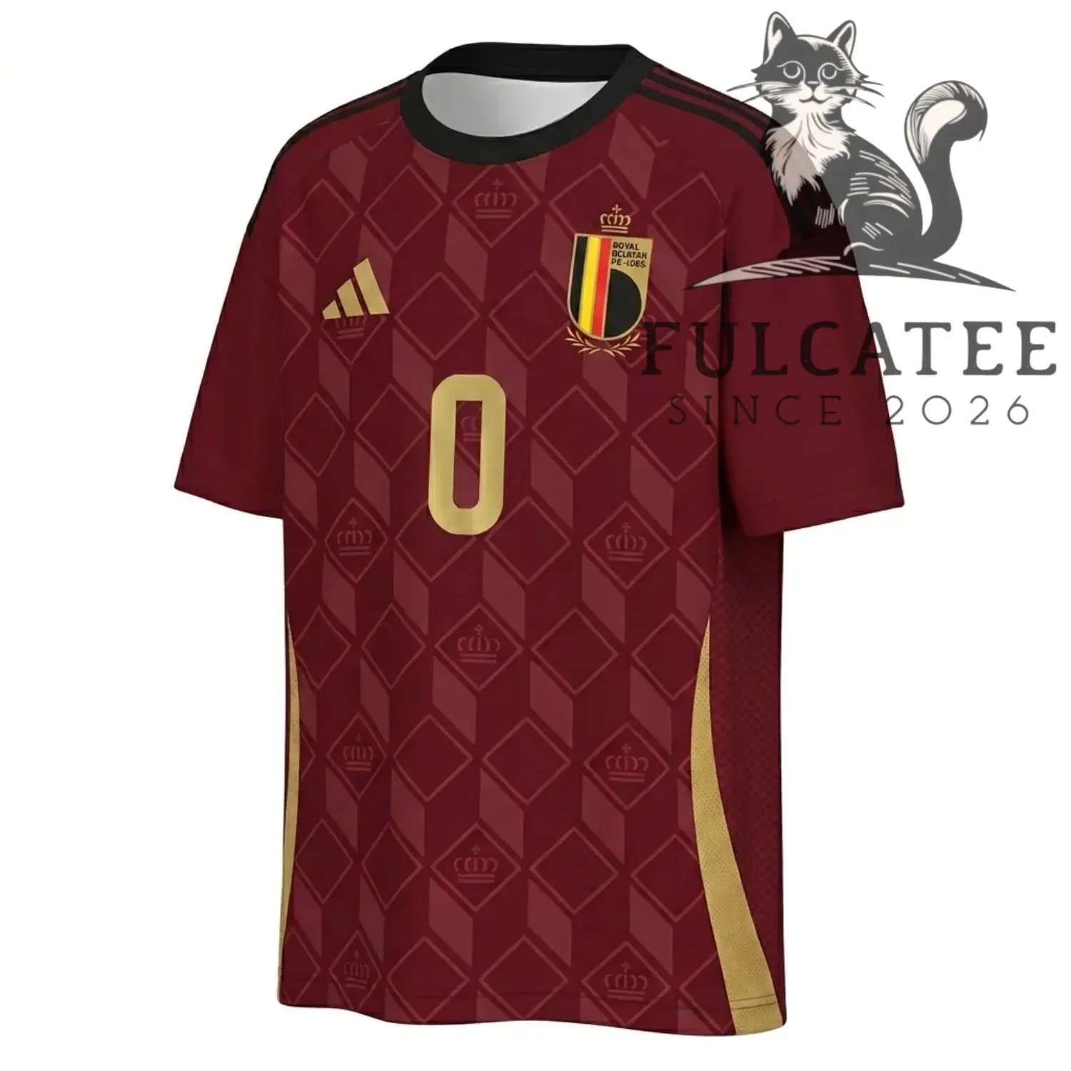 Belgium National Football Team FIFA World Cup Custom Home Kit Soccer Jersey