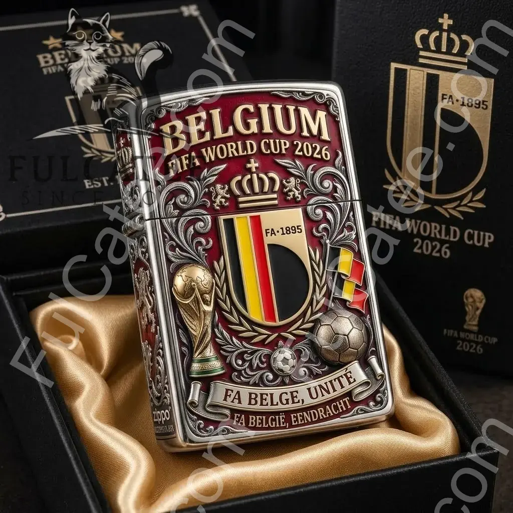 Belgium National Football Team FIFA World Cup 2026 Zippo Lighter