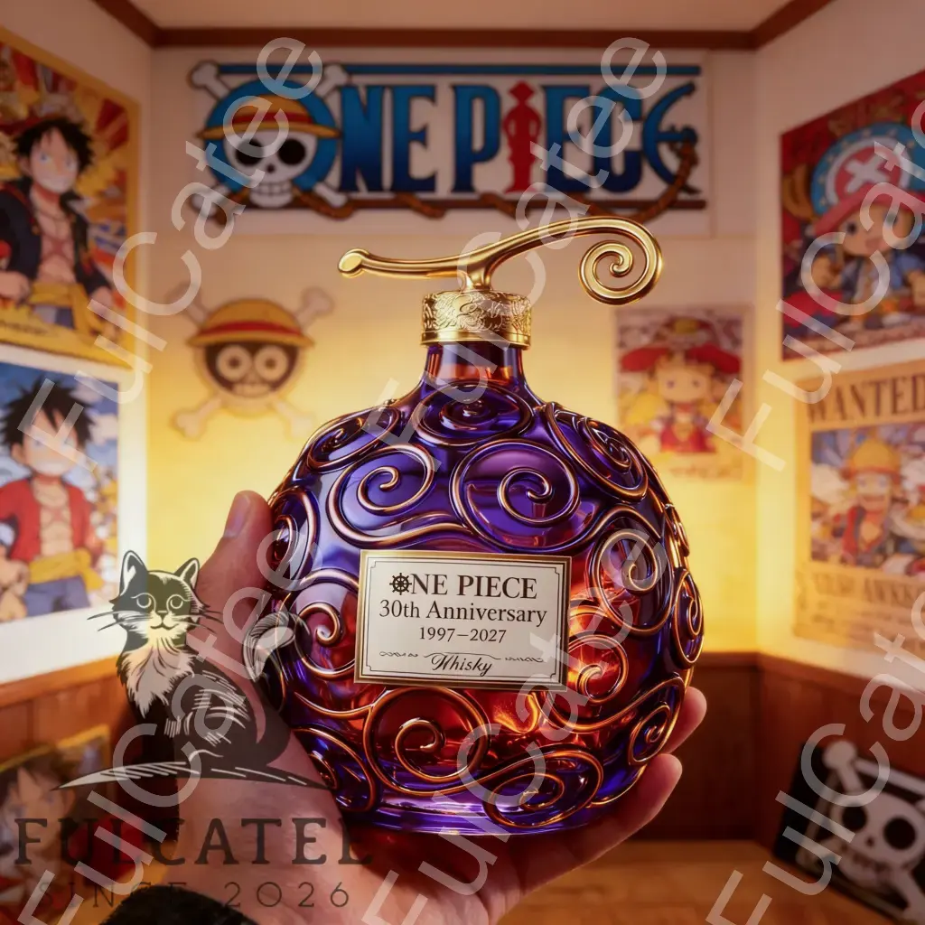 One Piece 30th Anniversary Devil Fruit Whisky Bottle