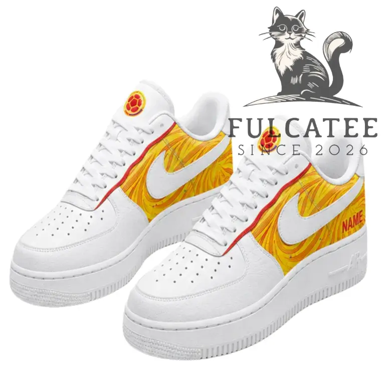 Colombia National Football Team FIFA World Cup Custom AF1 Shoes