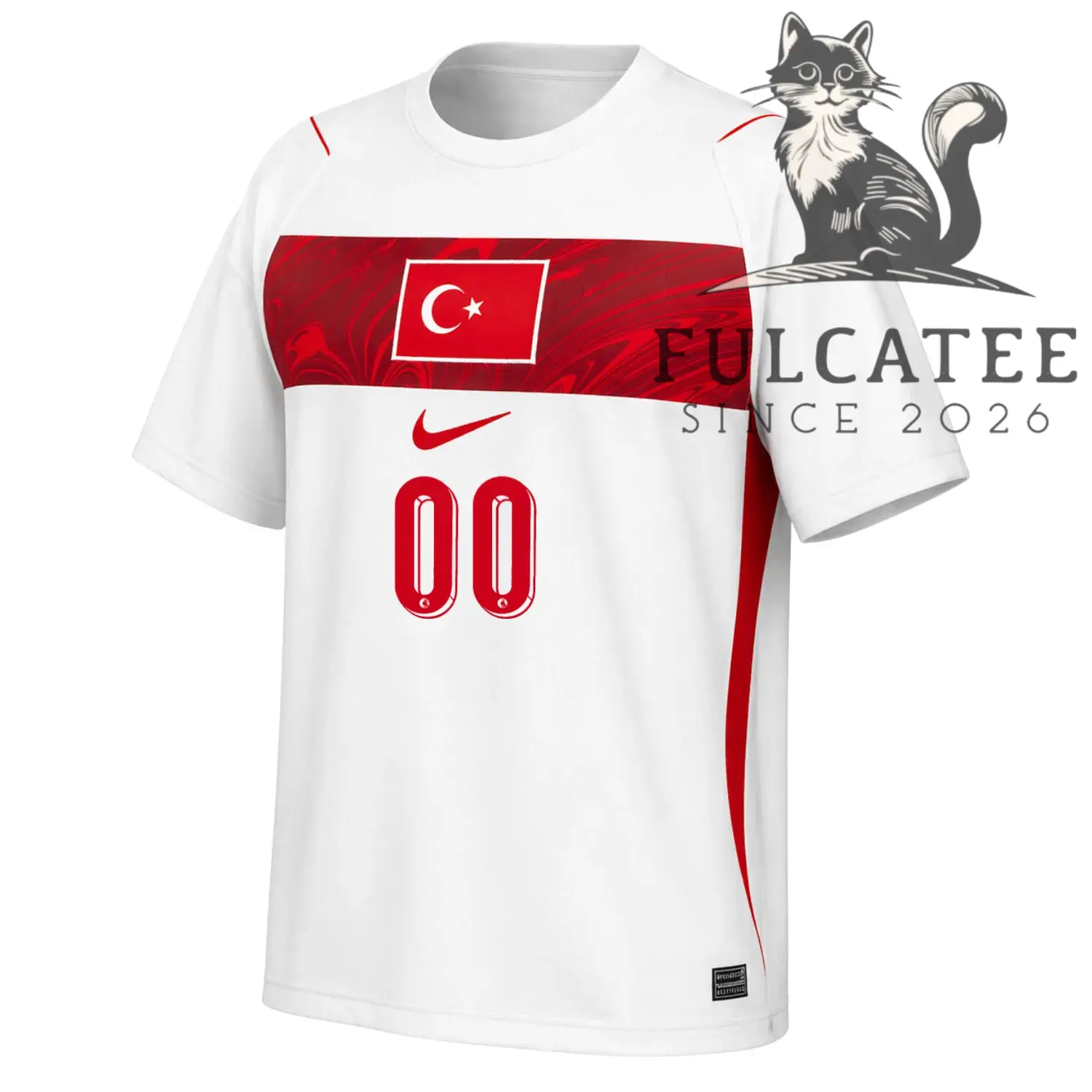 Turkey National Football Team FIFA World Cup Custom Home Kit Soccer Jersey