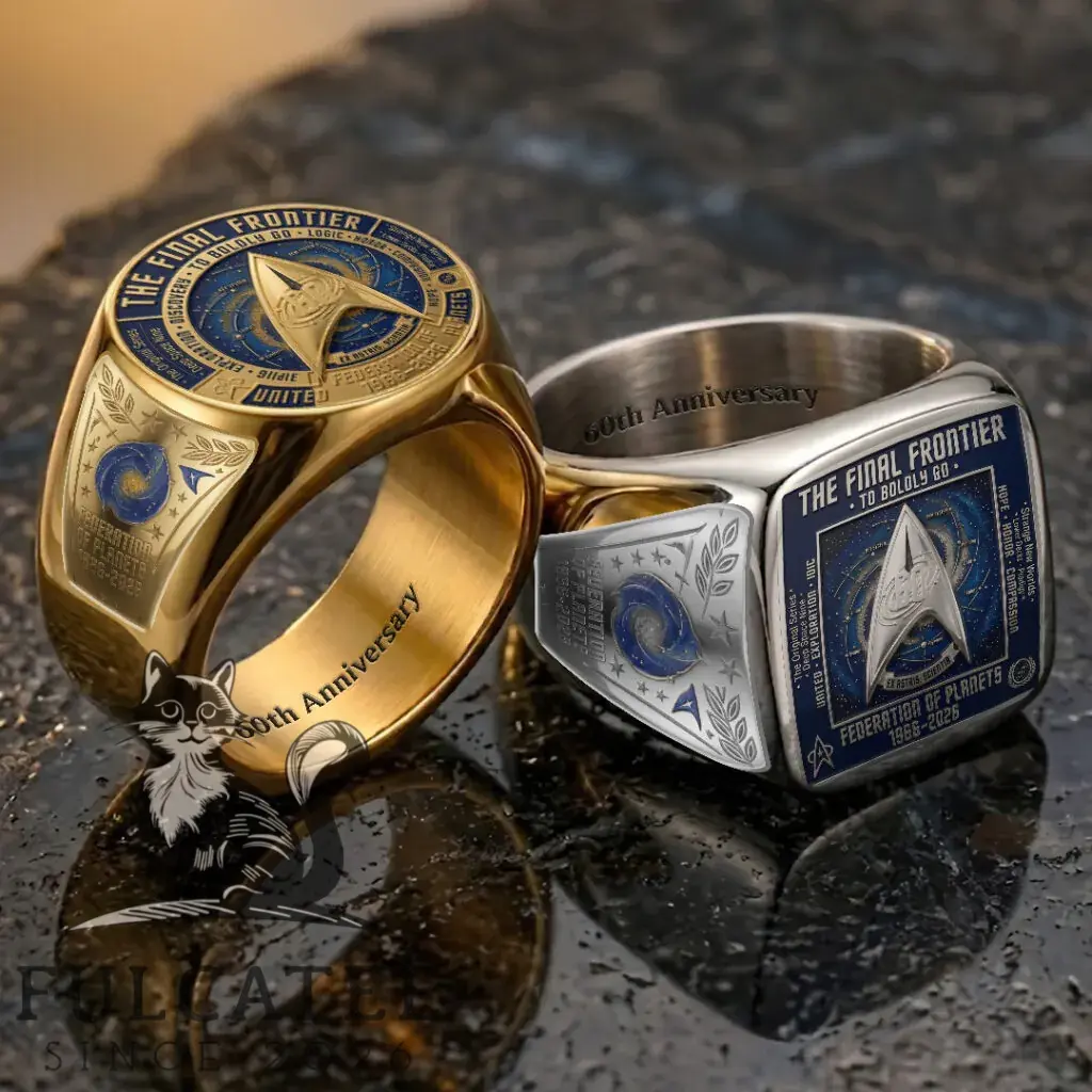 Star Trek 60th Anniversary The Final Frontier 1966-2026 Ring