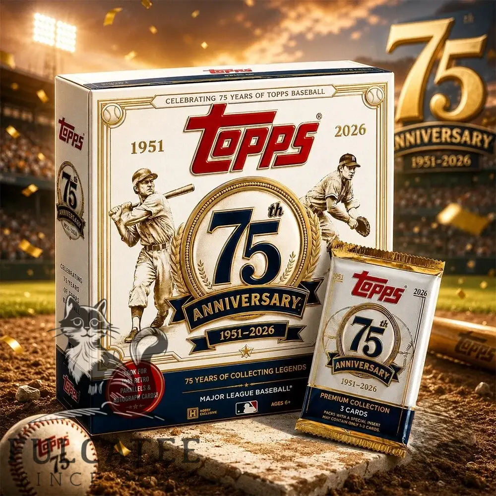 Topps Baseball 75th Anniversary 1951-2026 Trading Cards Box